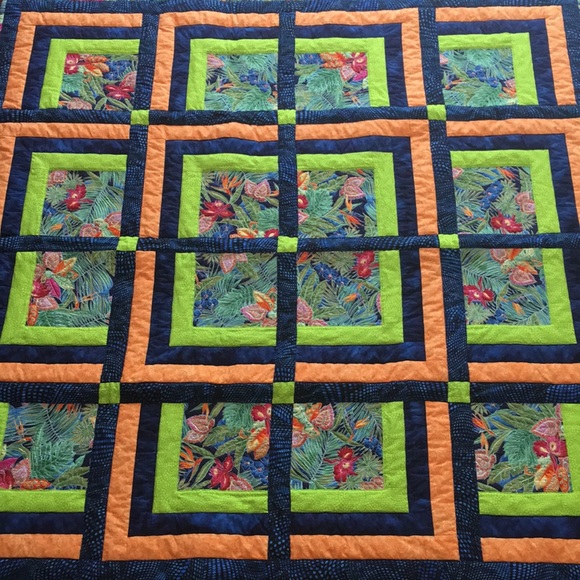 Hand Crafted Other - 48x48 handmade new cotton throw